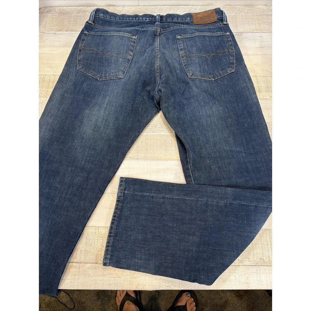 Polo Ralph Lauren Men's Dark wash denim jeans classic fit 100% cotton size 34x32